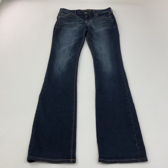 Express Jeans Bootcut Dark Wash Denim Stretch Womens Size 2-30 - Picture 4 of 8